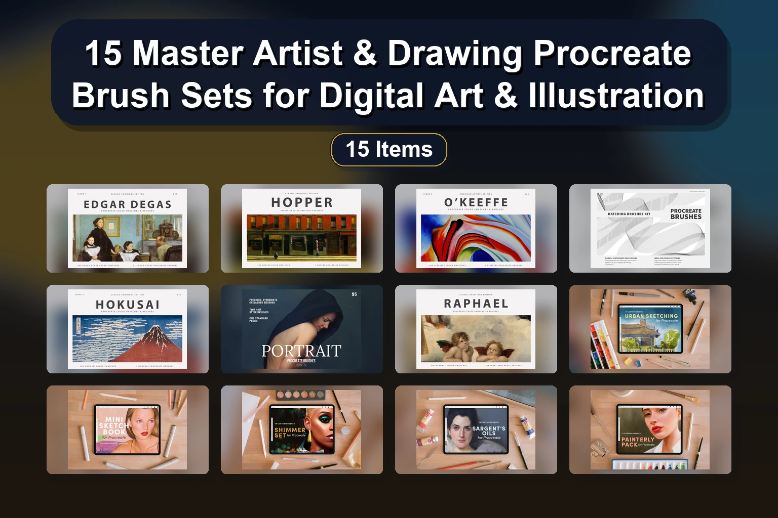 25 Best Procreate & Illustrator Brush Packs for Digital Art: Chalk, Ink, Watercolor & Seasonal Sets