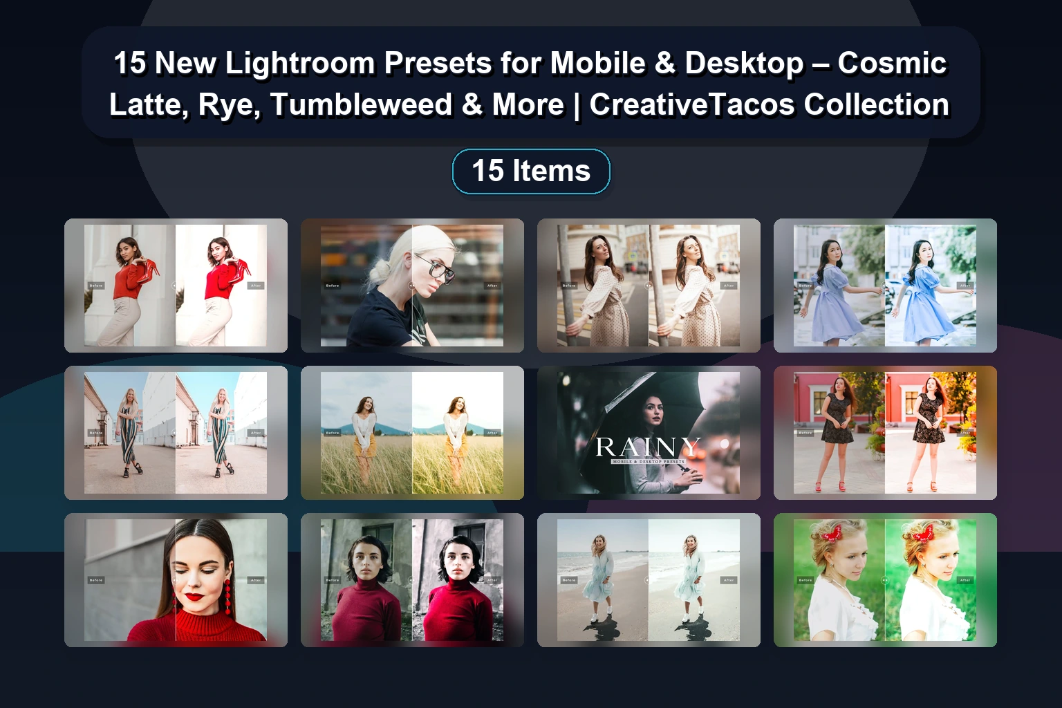 15 Best Mobile & Desktop Lightroom Presets for Photography Enhancement (Selected Assets Part 20)