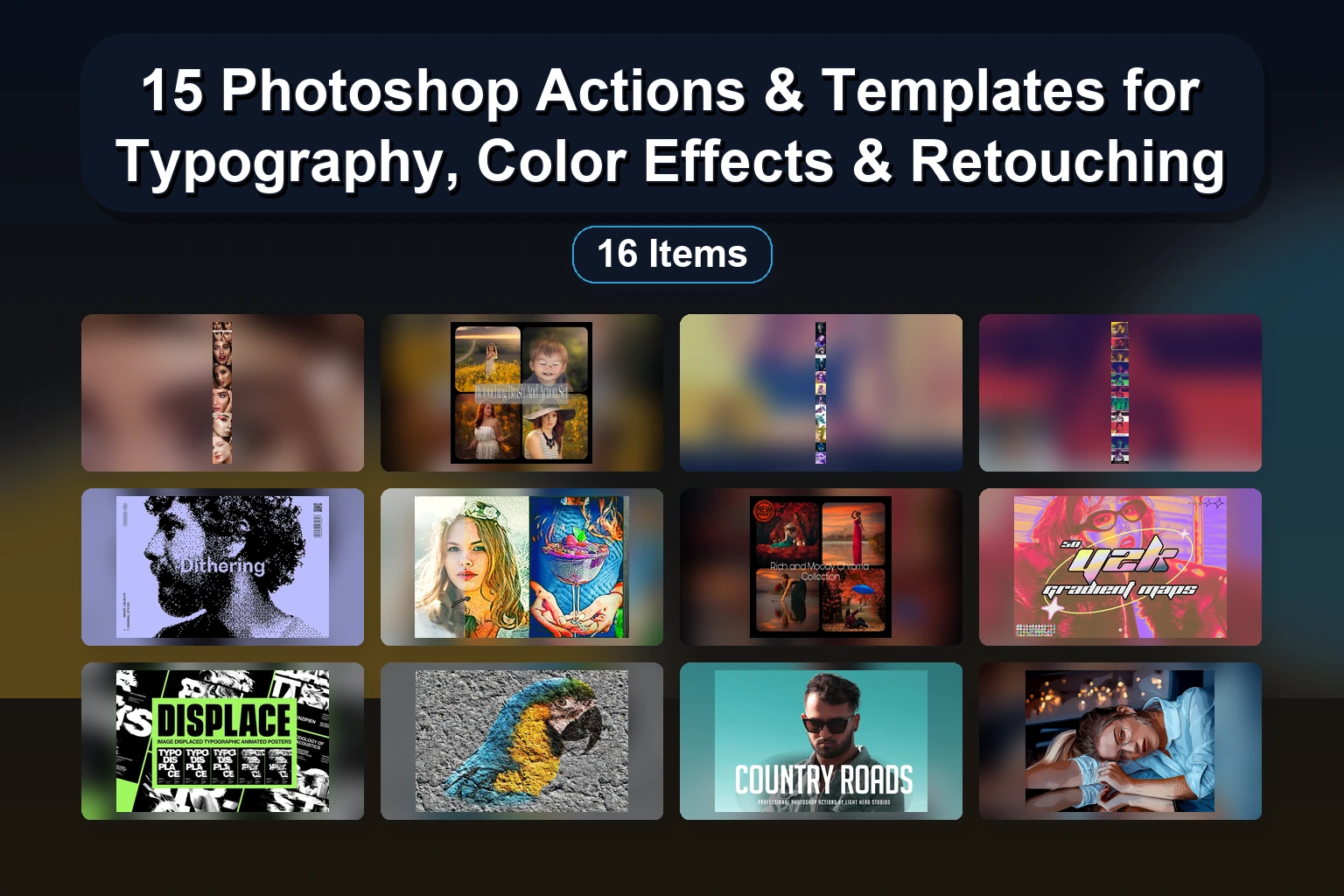 15 Creative Photoshop Actions & Digital Art Effects for Stunning Photo Edits