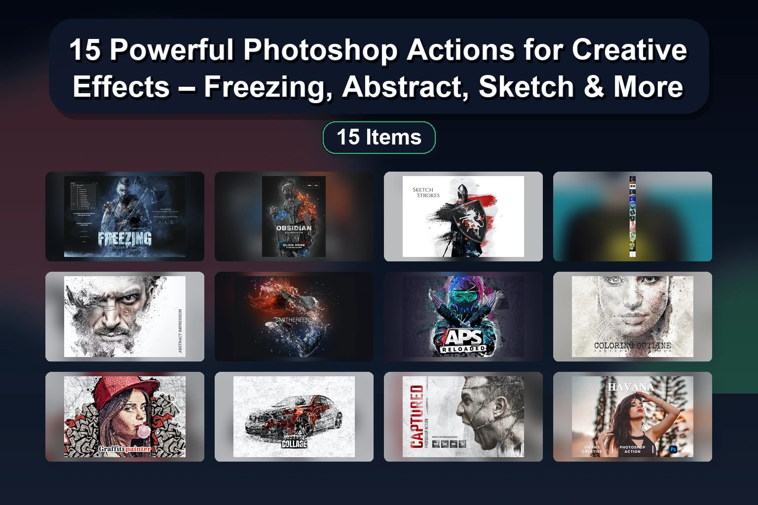 15 Powerful Photoshop Actions for Creative Effects – Freezing, Abstract, Sketch & More 15 Powerful Photoshop Actions for Creative Effects Freezing collage c7143bb8 1781859497