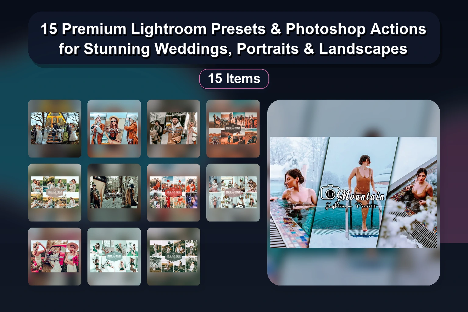 ARTA Lightroom Presets Collection Part 70: 15 Majestic, Luxury & Fantasy Filters for Mobile & Desktop