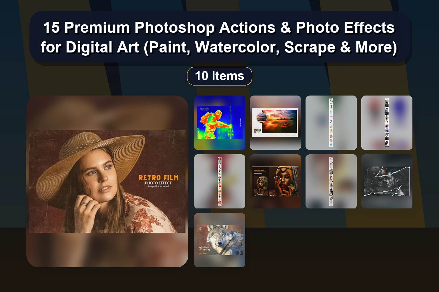 15 Powerful Photoshop Actions for Creative Effects – Freezing, Abstract, Sketch & More