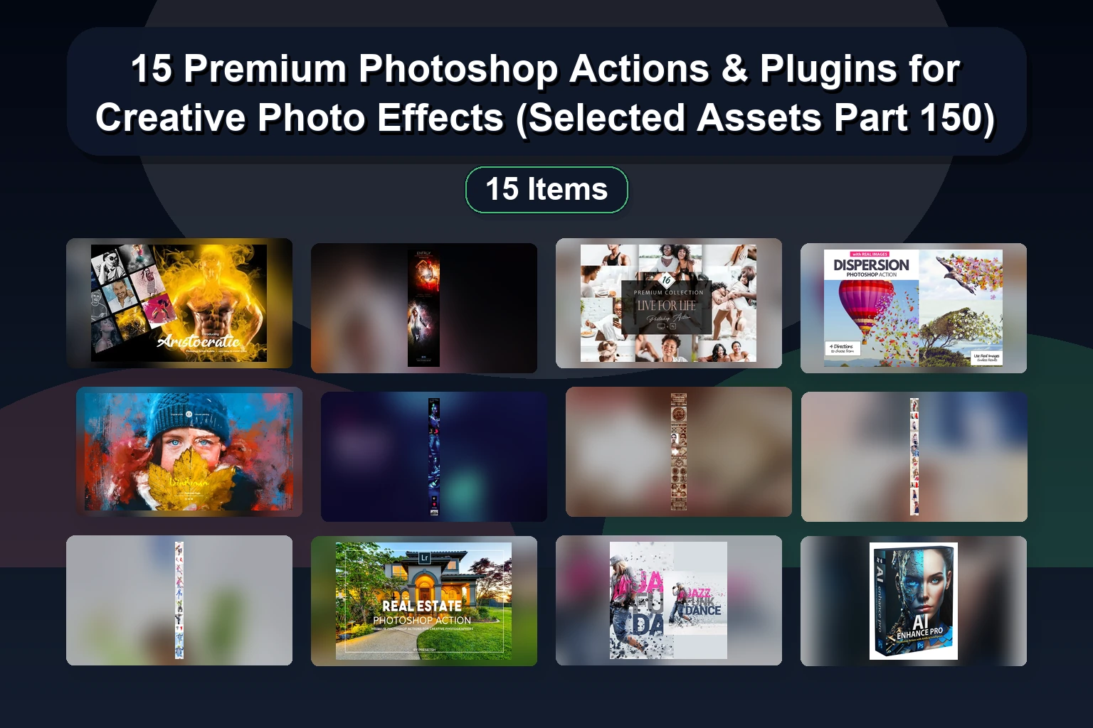 15 Premium Photoshop Actions & Plugins for Creative Photo Effects (Selected Assets Part 150) 1 15 Premium Photoshop Actions & Plugins for Creative Photo Effects (Selected Assets Part 150) 15 Premium Photoshop Actions Plugins for Creative Photo Eff collage 57ed45e3 1781862570