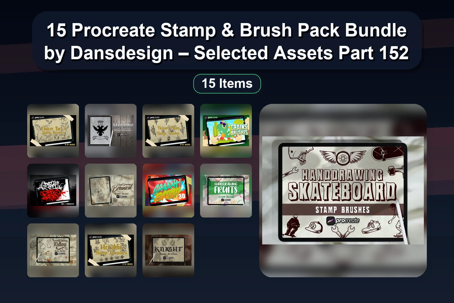 Best Procreate Brush Sets for Digital Art: Floral, Street Art & Texture Collection (Part 153)