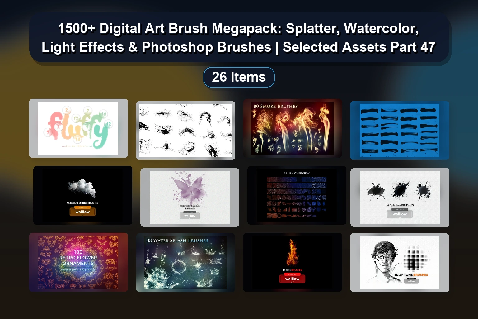 Best Digital Art Brush Packs for Photoshop & Procreate 2026: Bokeh, Watercolor, Galaxy, Confetti & More