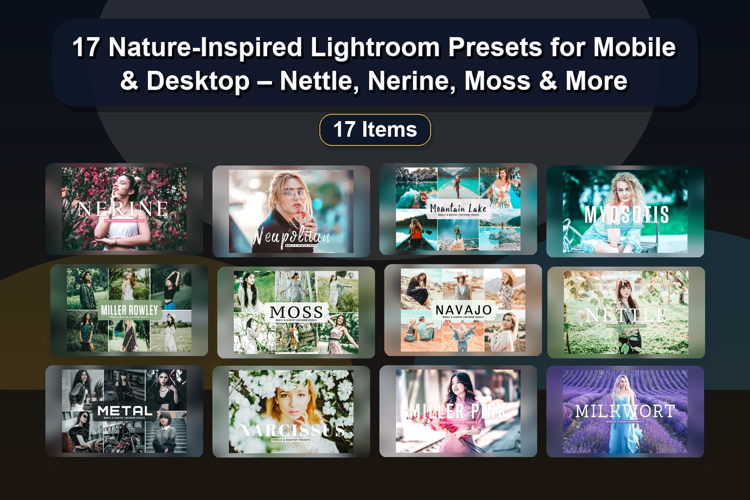 17 Nature-Inspired Lightroom Presets for Mobile & Desktop – Nettle, Nerine, Moss & More 17 Nature Inspired Lightroom Presets for Mobile Desktop Ne collage 1f304c3e 1781884153