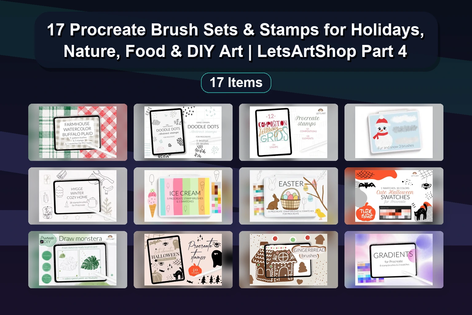 Unlock Vintage & Ornate Lettering: Letter_elfa Procreate Brush Collection Review
