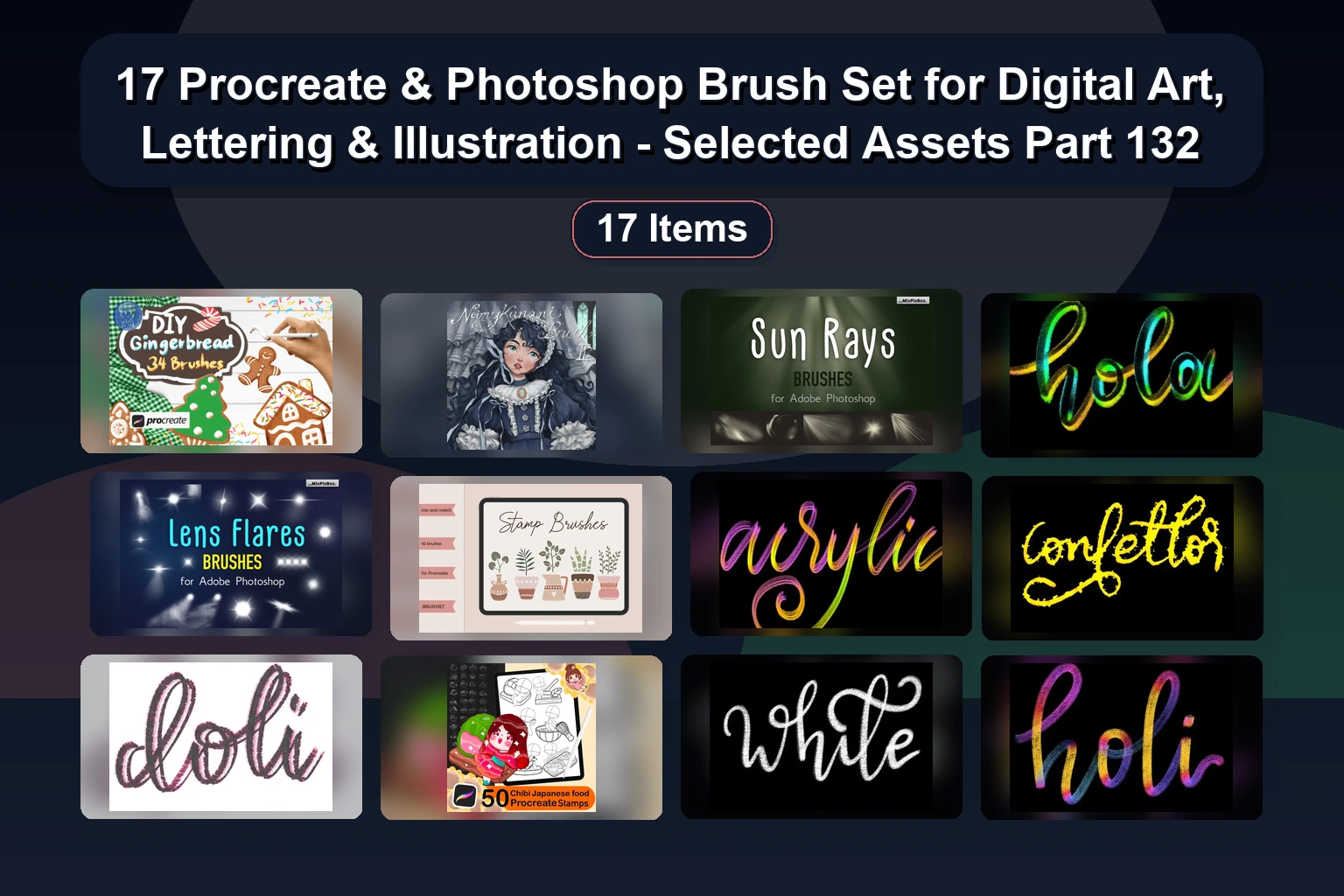 15 Procreate Brushes & Owl Stamps: Hand-Drawn Lettering and Modern Calligraphy Digital Art Pack by zmapist