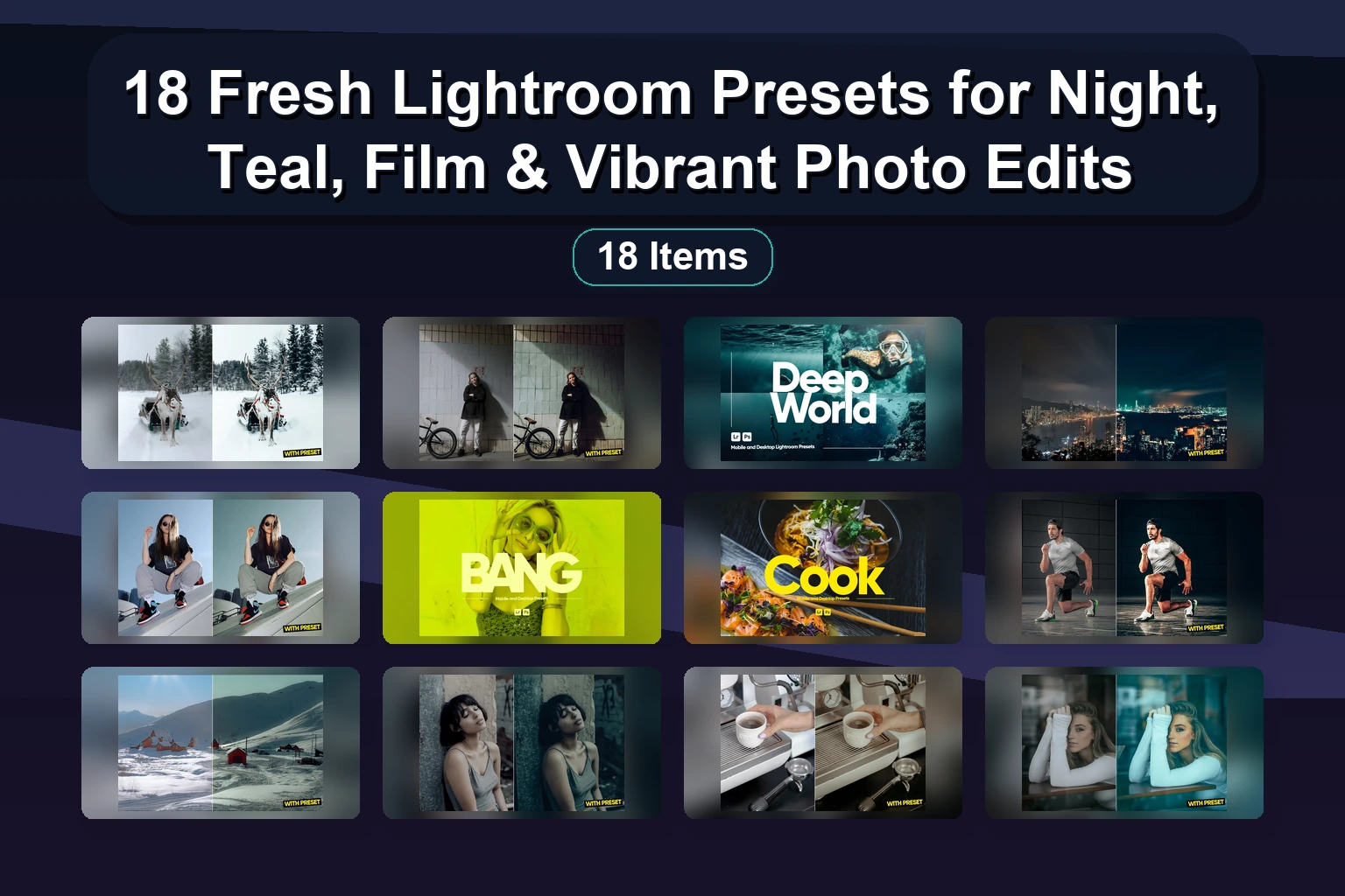 15 Unique Lightroom Presets Collection for Garden Parties, Hunting, Weddings, Travel & More