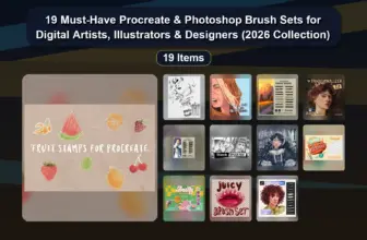 19 Must-Have Procreate & Photoshop Brush Sets for Digital Artists, Illustrators & Designers (2026 Collection)
