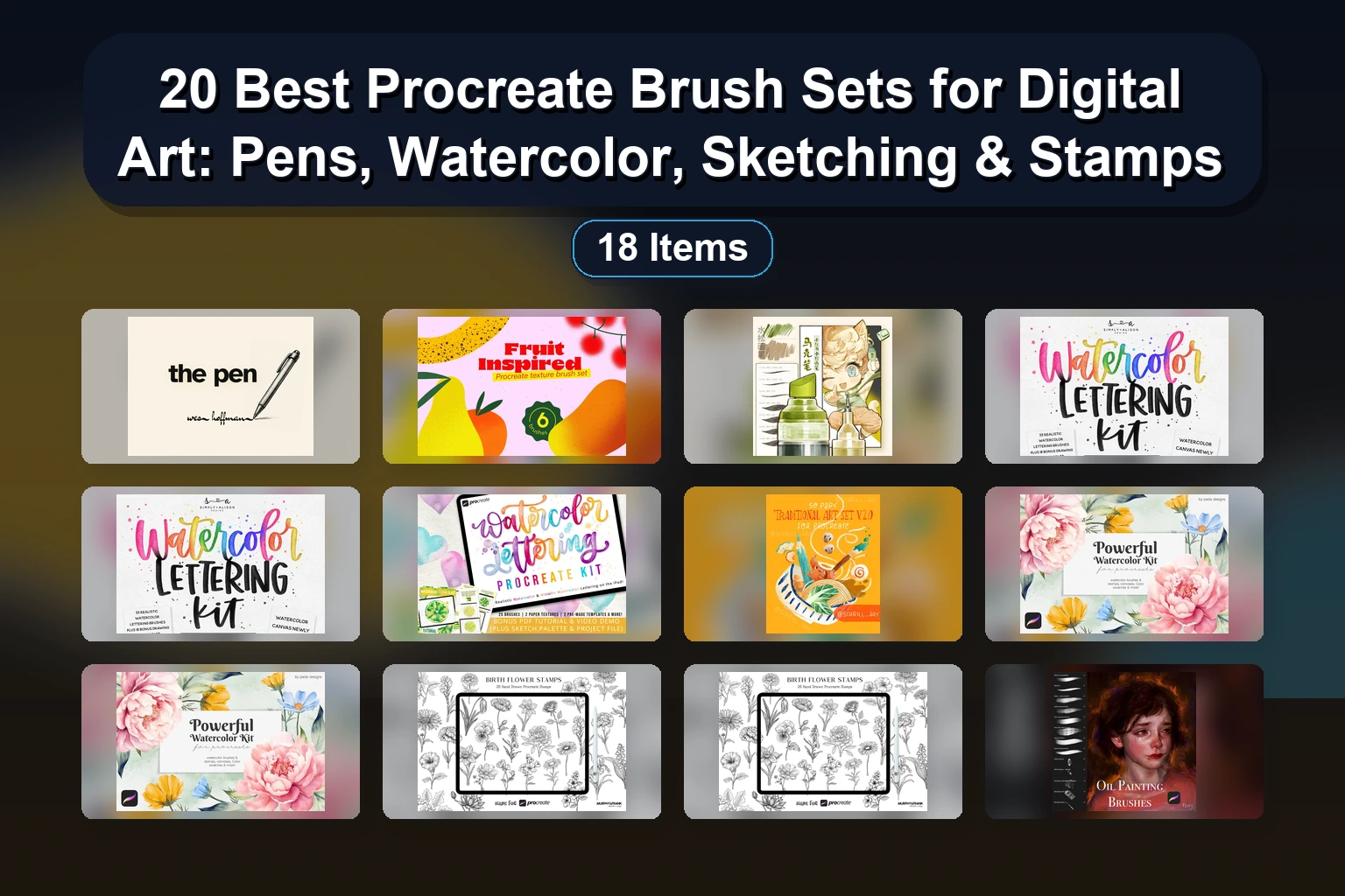 The Ultimate Procreate Brush Collection for 2025: Mandalas, Graffiti, Portraits & Textures