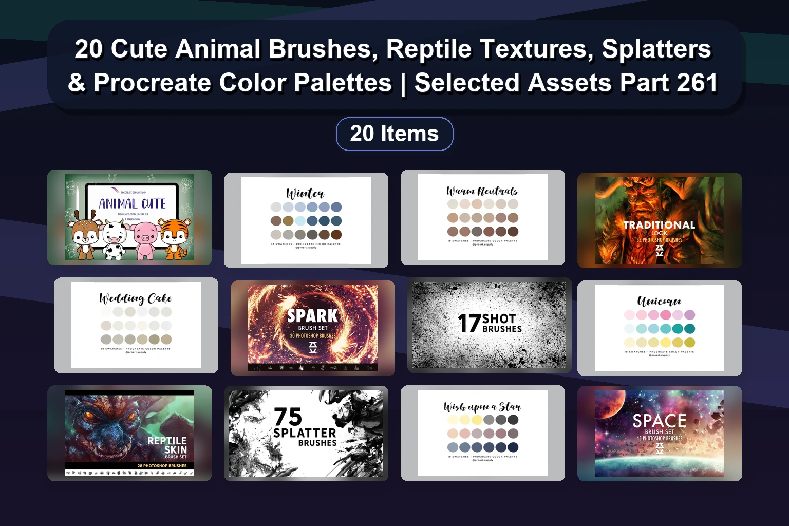 20 Adorable Procreate Brush & Stamp Sets for DIY Gnomes, Dinosaurs, Fairies, & More | digital-ideas-art-2465