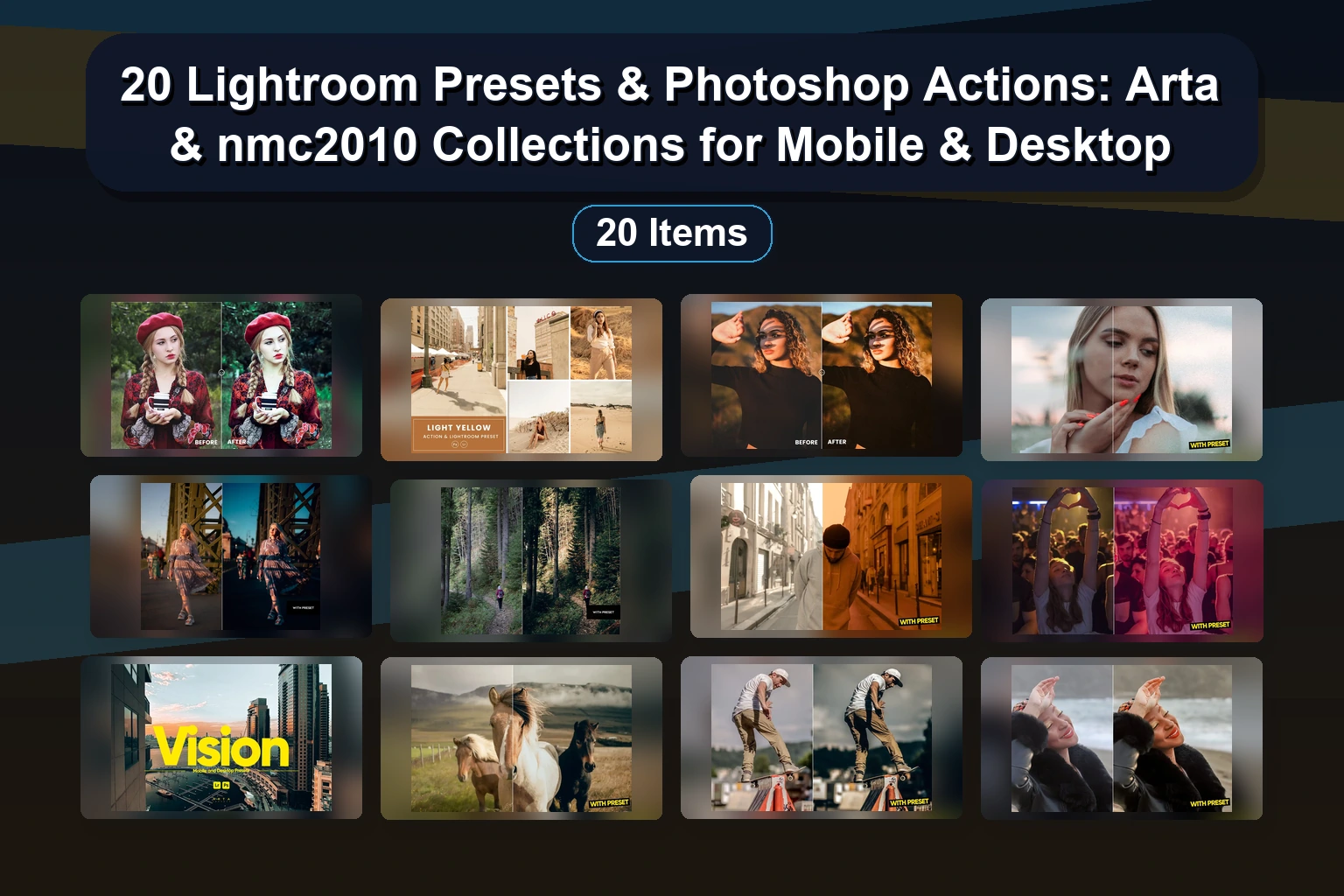 18 Fresh Lightroom Presets for Night, Teal, Film & Vibrant Photo Edits