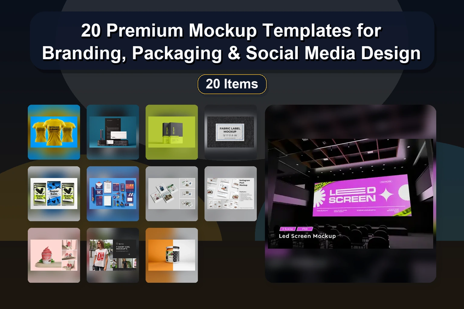 25 High-Quality Branding & Packaging Mockup Templates (Glass, Paper, Digital, & More)