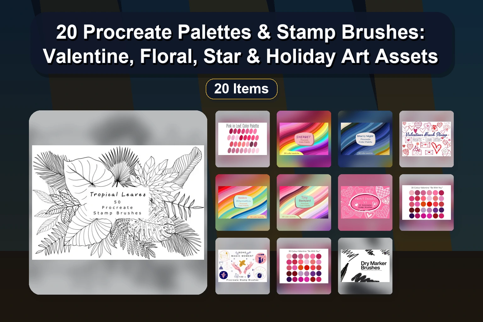 20 Procreate Color Palettes for Digital Art | Pastels, Neutrals & Seasonal Hues by Shannon Casper
