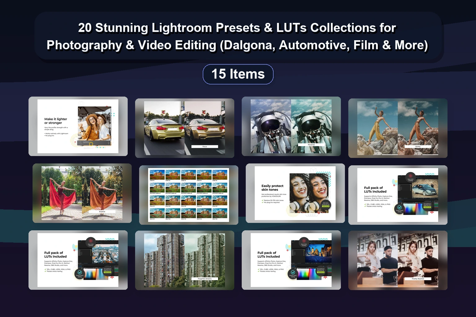Essential Lightroom Presets & Digital Photography Filters Collection (Part 13)