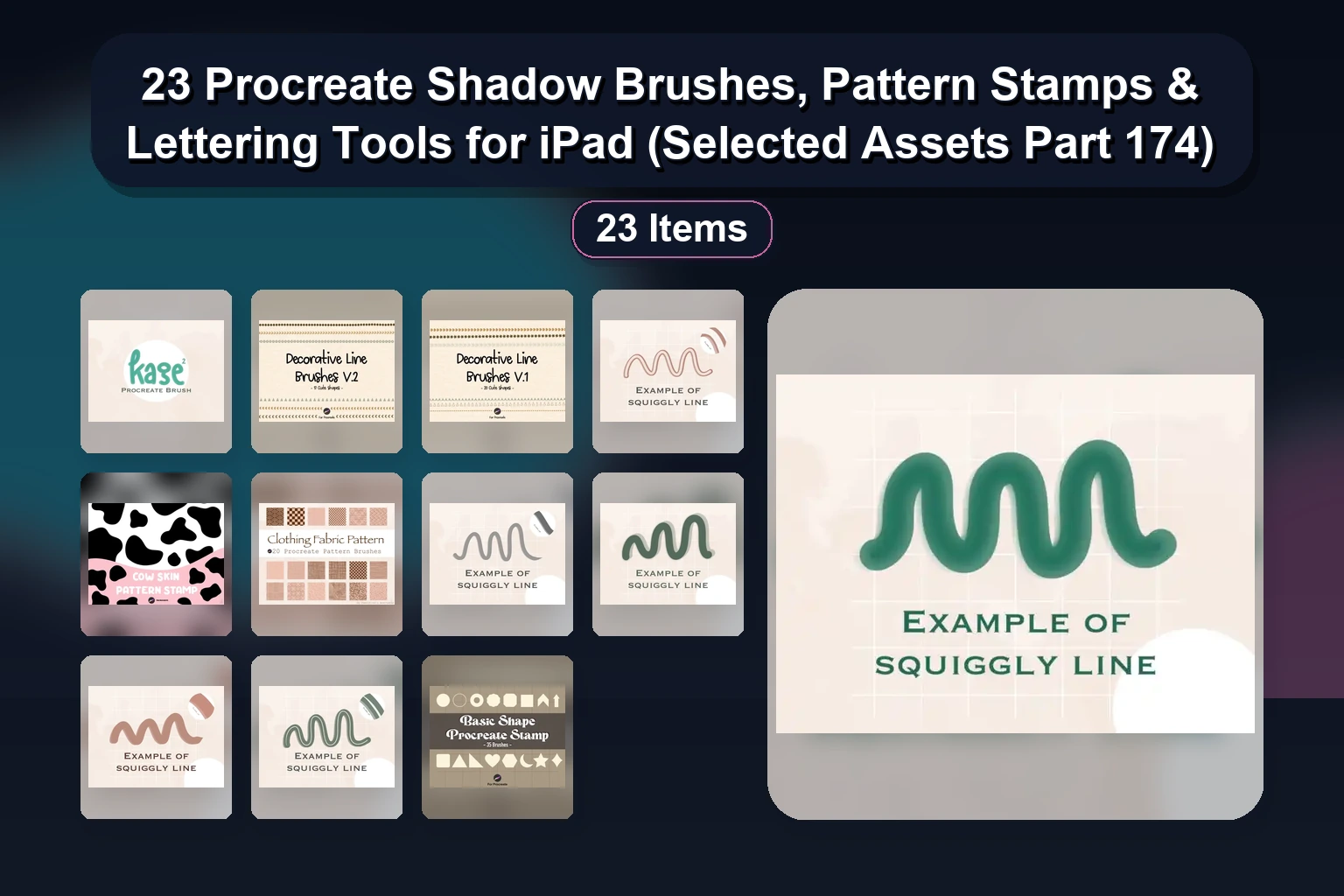 15 Unique Procreate Brush Stamp Sets for Digital Art: Honeycomb, Doodles, Alphabets & More