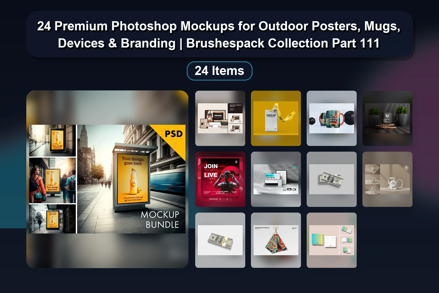 Ultimate Mockup Bundle: MacBook, iPhone, iPad, Apparel & Branding Templates