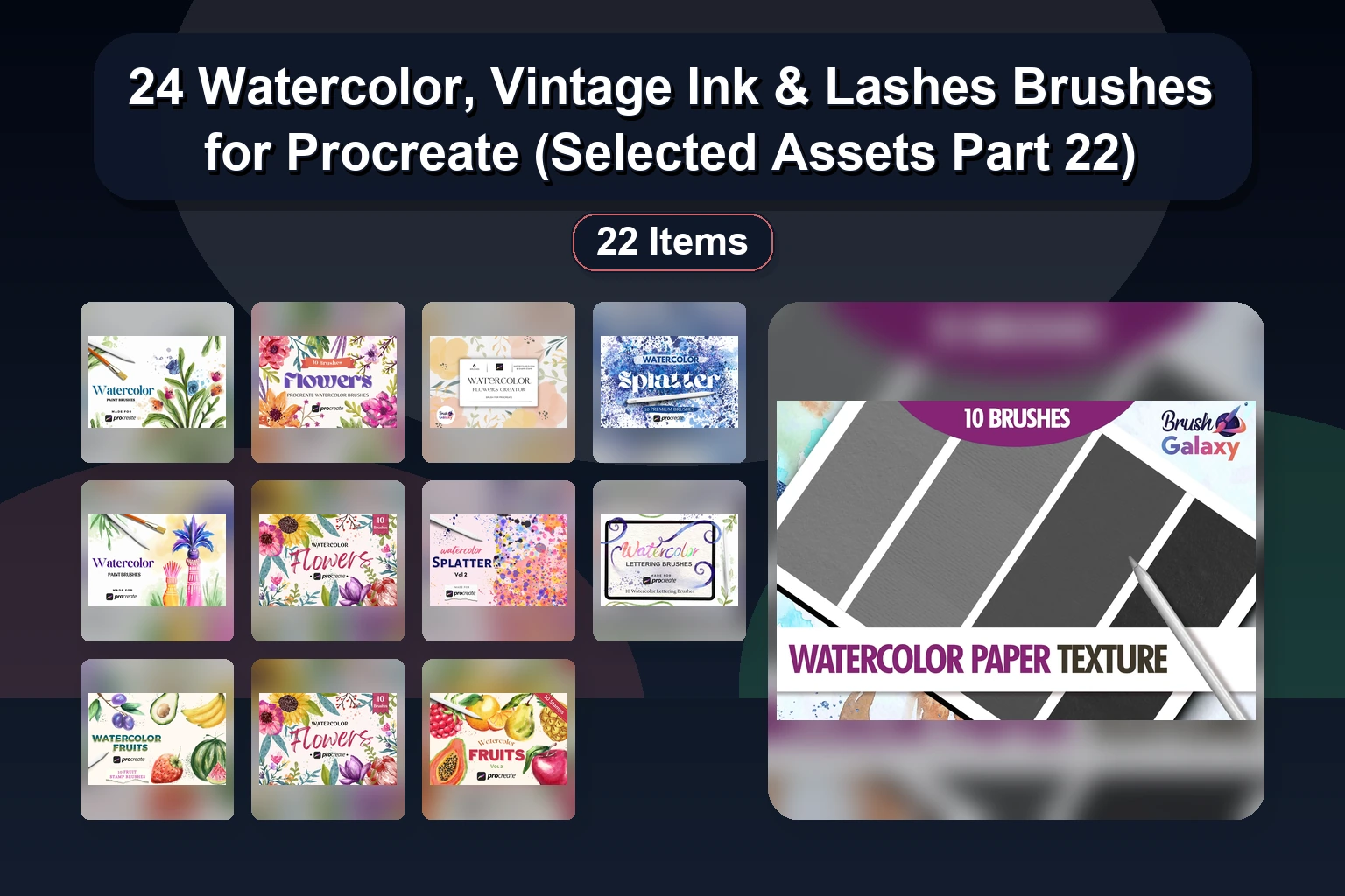 Procreate Brush Pack Collection – Vintage Ink, Comic, Crayon, Pen & Tattoo Brushes