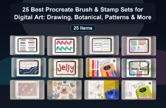 25 Best Procreate Brush & Stamp Sets for Digital Art: Drawing, Botanical, Patterns & More