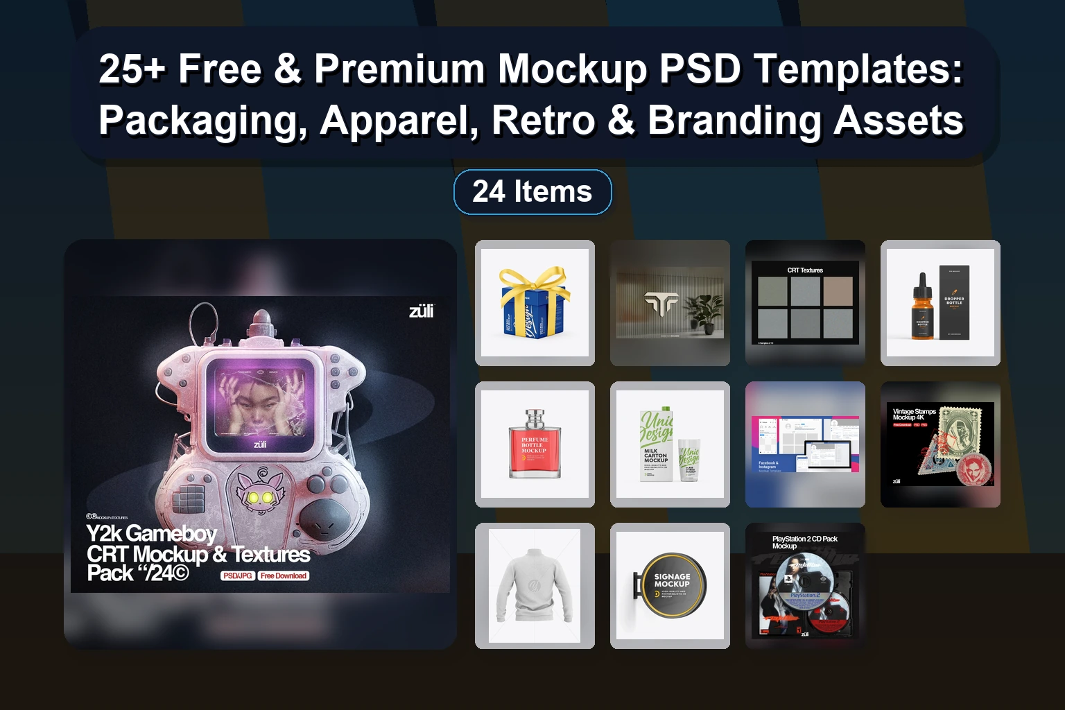 25 Premium PSD Mockup Templates for Packaging, Branding & Apparel Design
