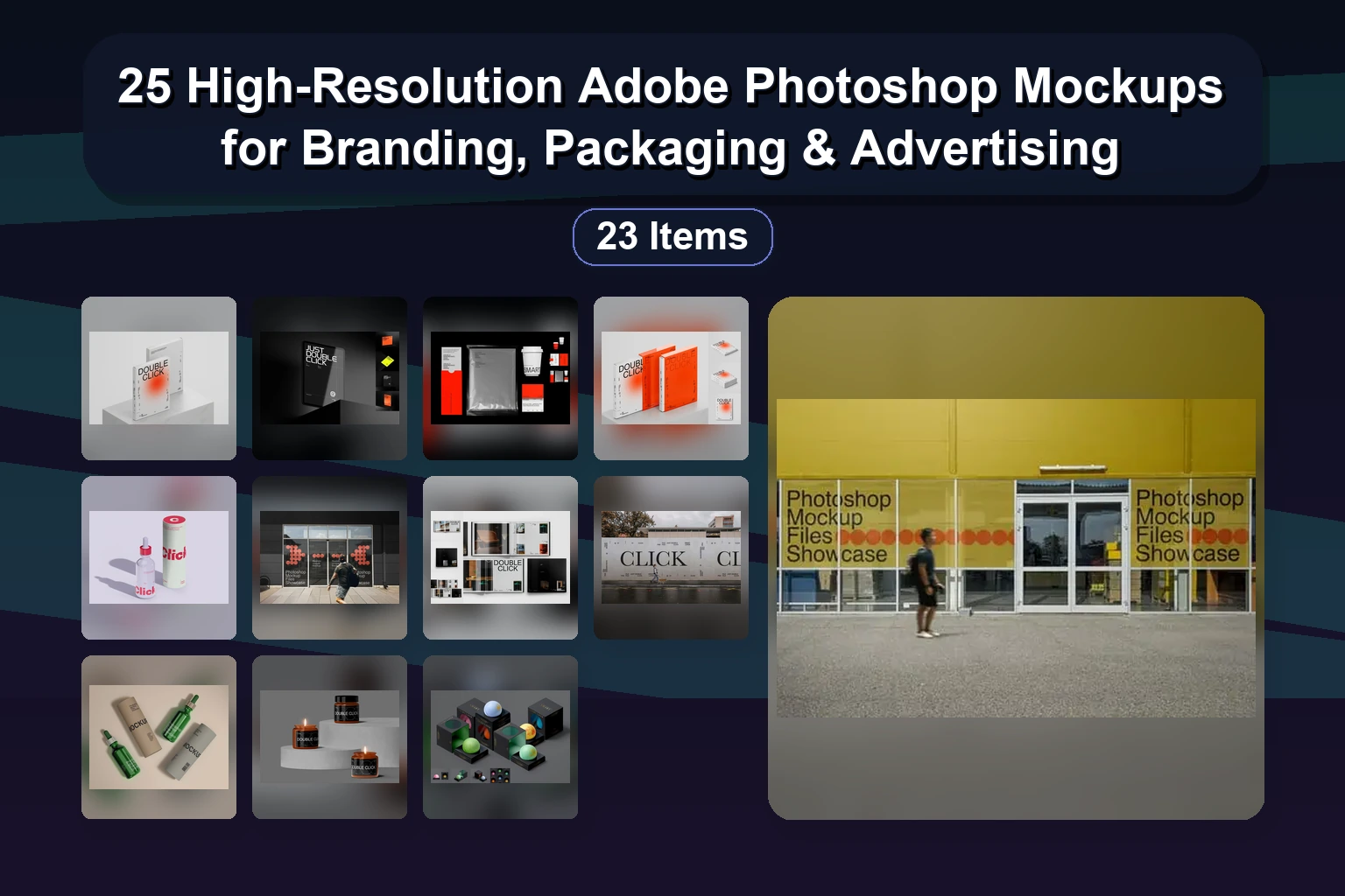 25 High-Quality Photoshop Mockups for Posters, Branding, Van Wraps & Digital Art