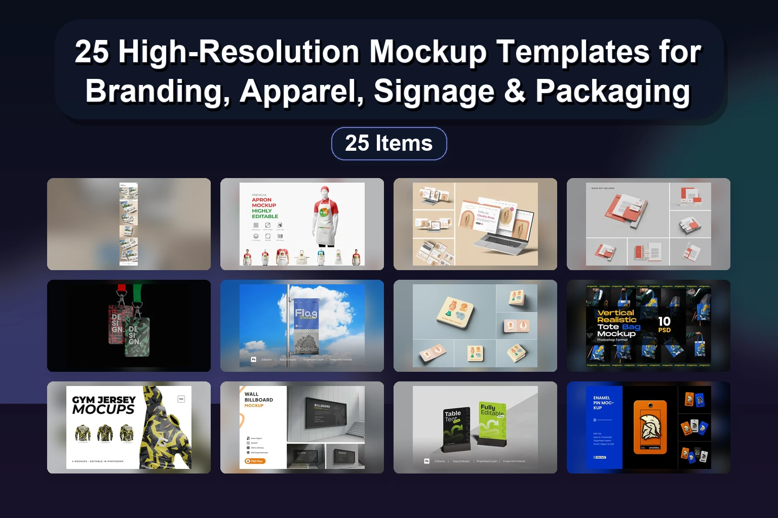 25 High-Resolution Mockup Templates for Branding, Apparel, Signage & Packaging 25 High Resolution Mockup Templates for Branding Apparel Sig collage b56cc83a 1781869329