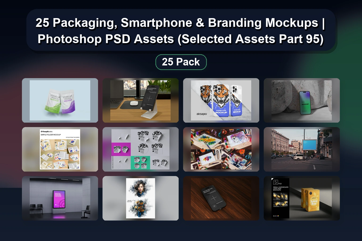 Powerful Mockups & Templates for Designers – Selected Assets Part 96