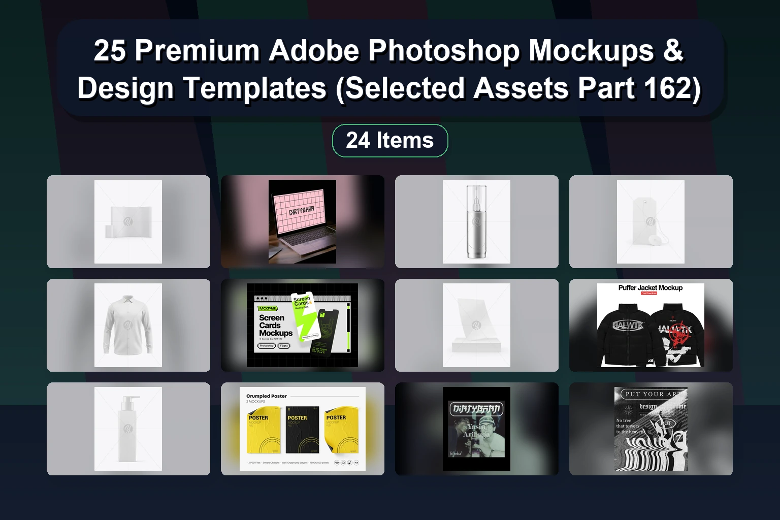 Ultimate Mockup Template Bundle for Branding, Packaging, Music & Product Design (PSD)