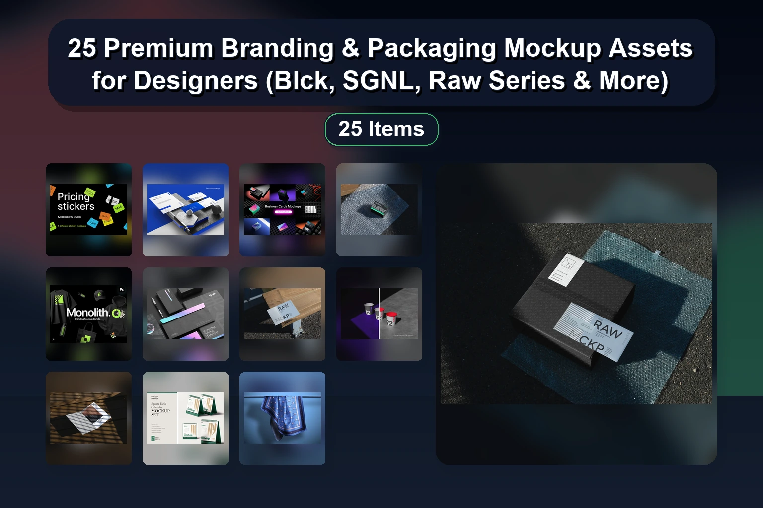 25 Premium Branding & Packaging Mockup Assets for Designers (Blck, SGNL, Raw Series & More) 25 Premium Branding Packaging Mockup Assets for Designers B collage 802cfc84 1781869236