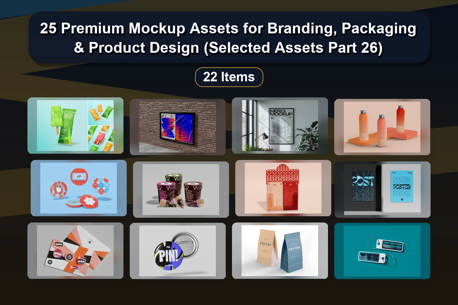 25 Premium PSD Mockup Sets: Booth Backdrops, Trucks, Apparel & Packaging for Designers