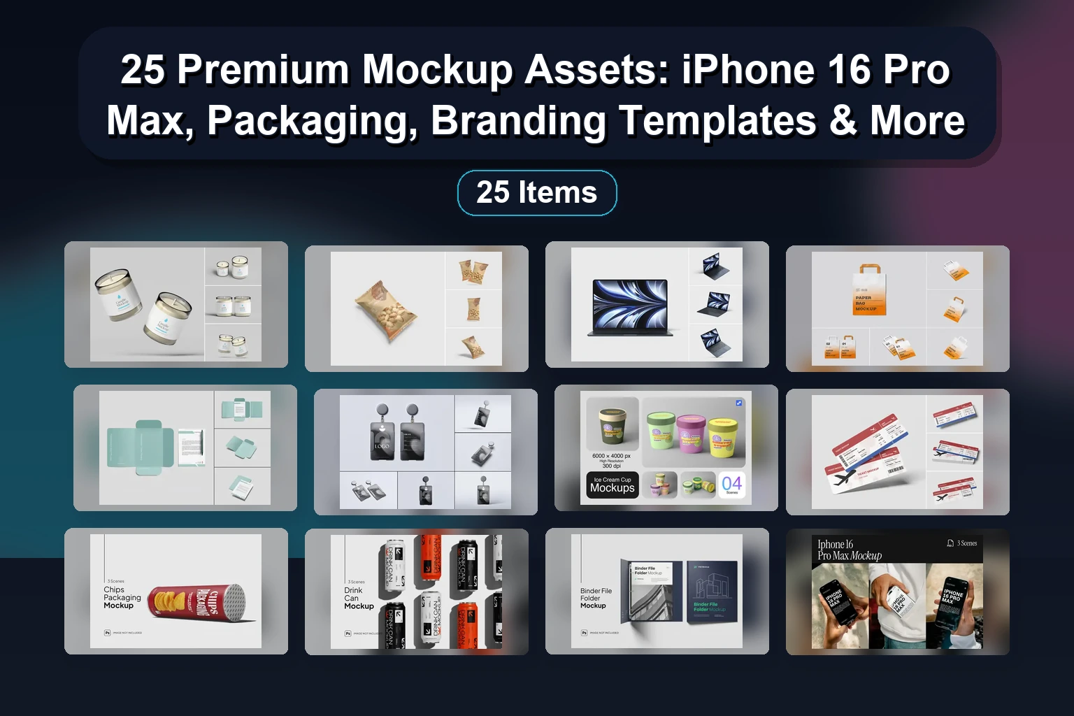 Mockup Bundle: Spice Jars, Food Packaging, & Promo Display Templates (Part 20)