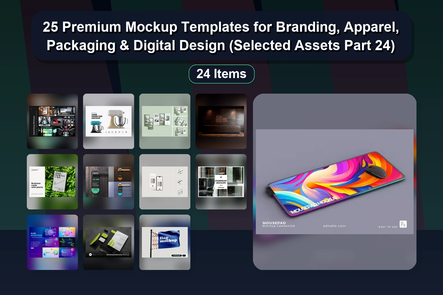25 Premium Branding & Packaging Mockup Assets for Designers (Blck, SGNL, Raw Series & More)