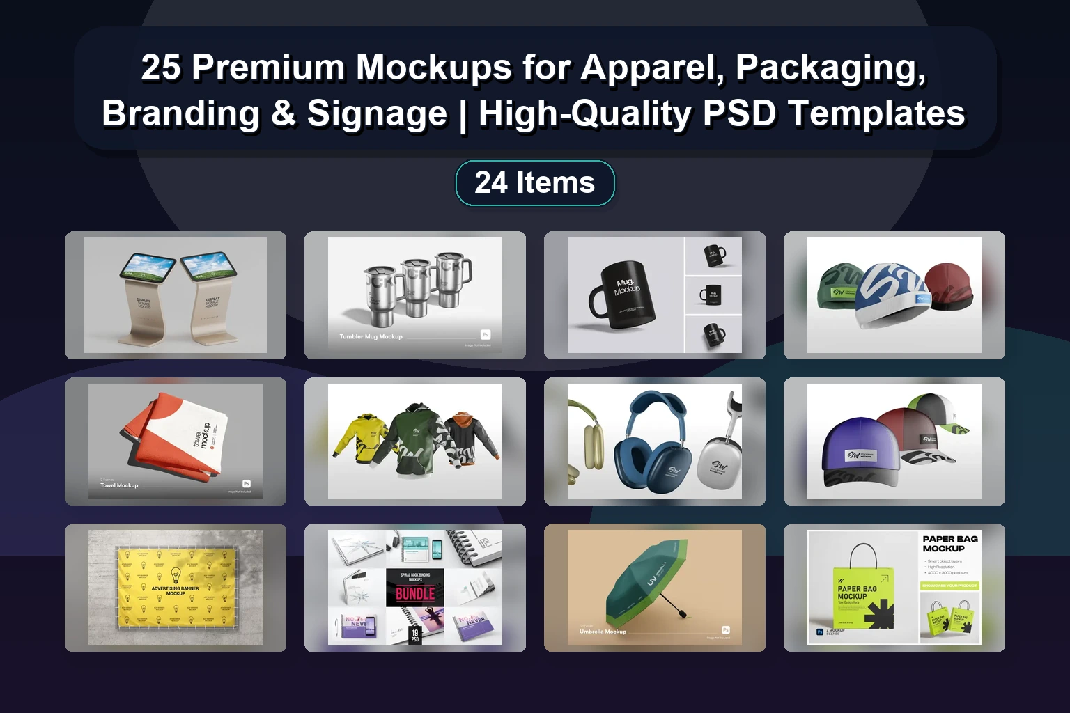 The Ultimate 2024 Mega Mockup Collection: Brochures, Notebooks, Packaging & Branding Templates