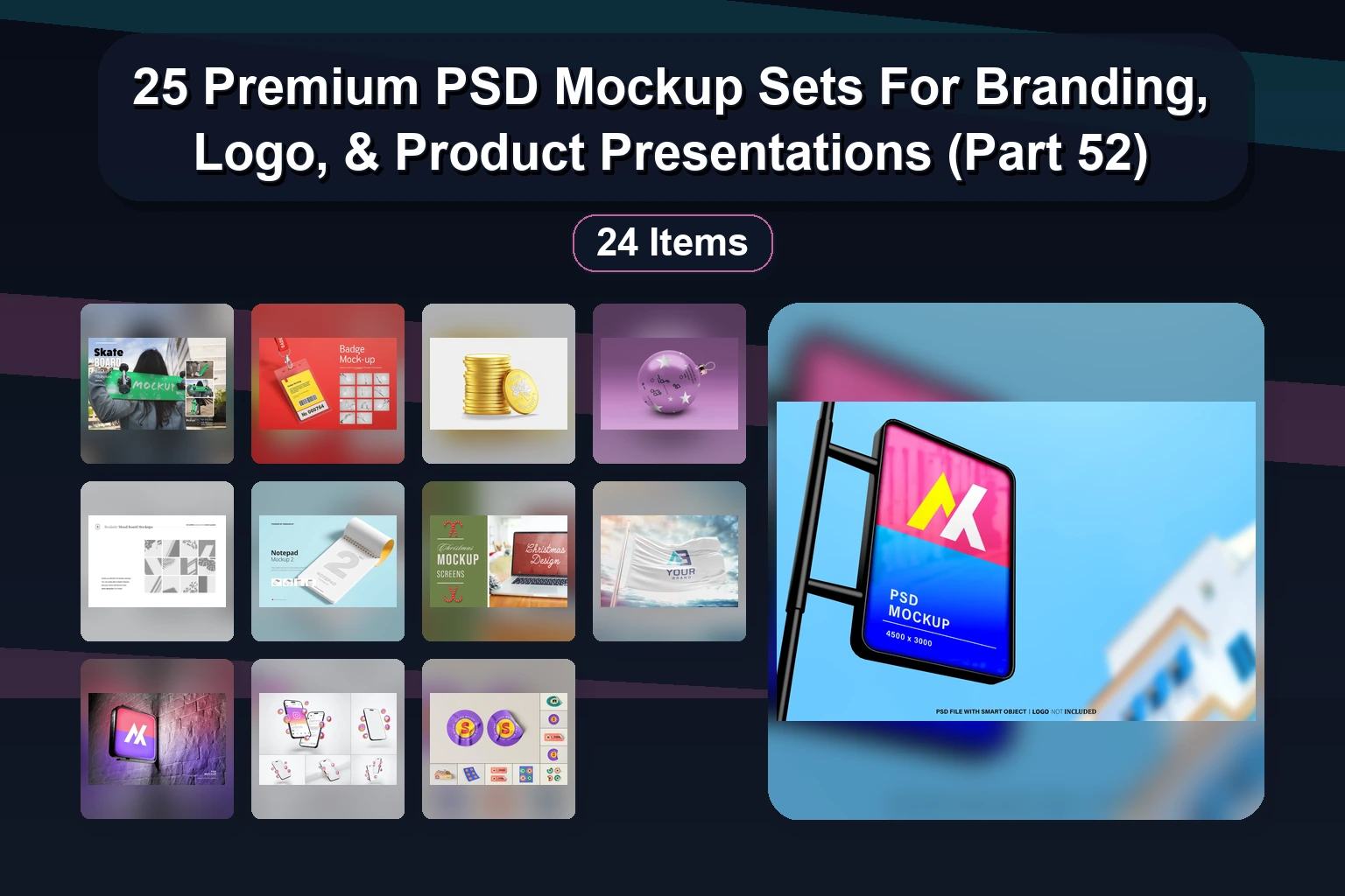 25 Premium PSD Mockup Sets For Branding, Logo, & Product Presentations (Part 52) 25 Premium PSD Mockup Sets For Branding Logo Product Presen collage cd1f8570 1781869352