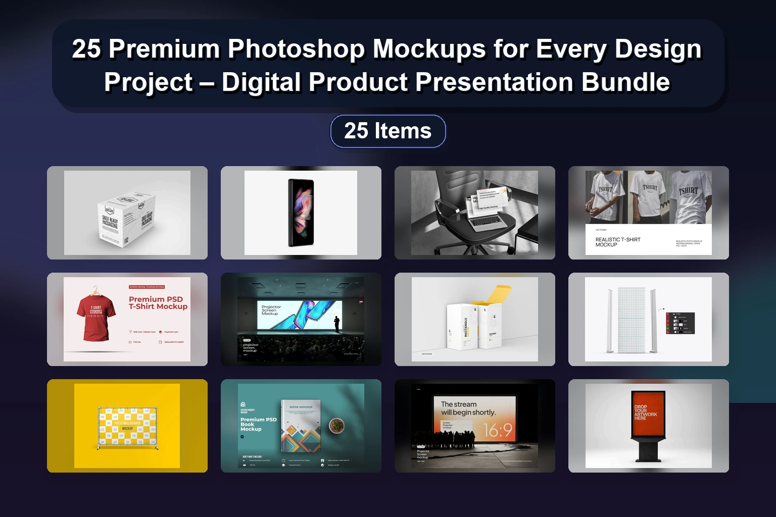 25 Premium Photoshop Mockups for Every Design Project – Digital Product Presentation Bundle 25 Premium Photoshop Mockups for Every Design Project Digit collage 45d4662a 1781869623