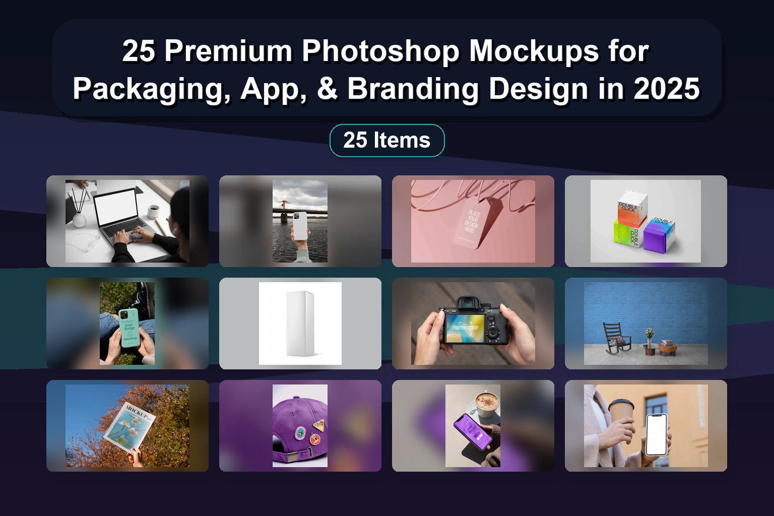 25 Premium Photoshop Mockups for Packaging, App, & Branding Design in 2025 25 Premium Photoshop Mockups for Packaging App Branding Des collage a8044325 1781869659