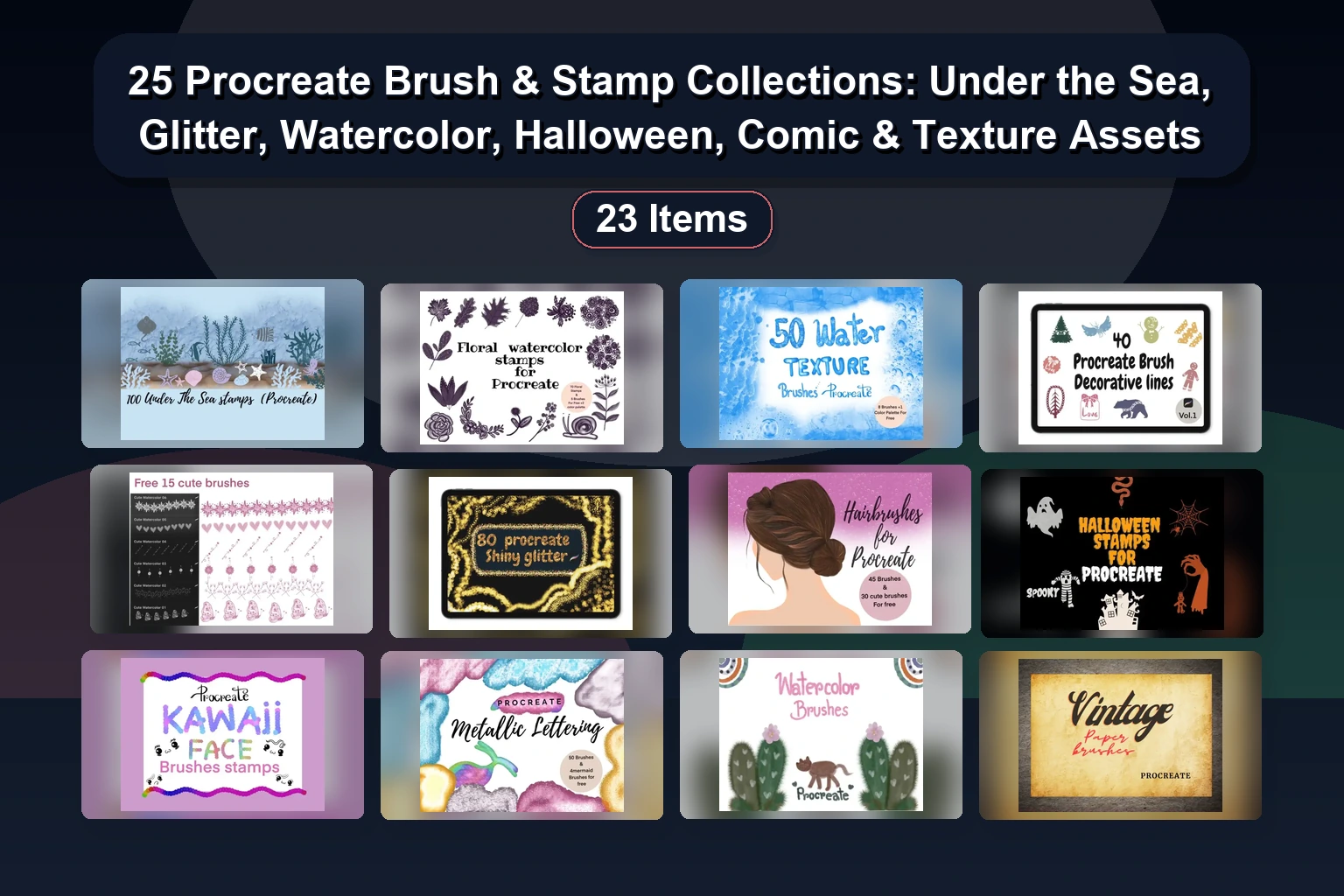 Master Artist-Inspired Procreate Brushes & Premium Digital Art Tools for Illustrators