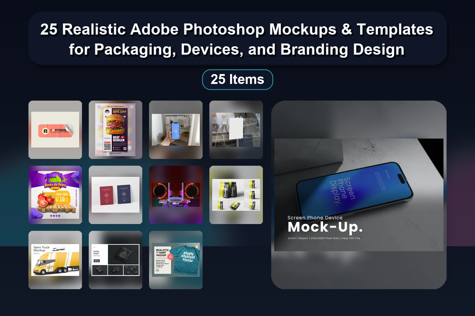 Powerful Mockups & Templates for Designers – Selected Assets Part 96