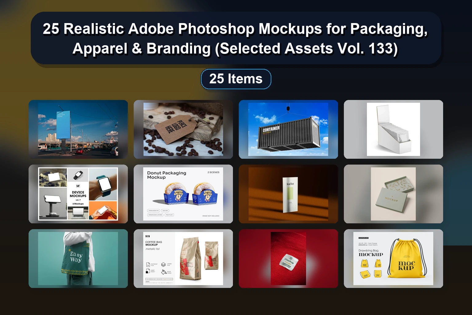 25 Realistic Adobe Photoshop Mockups for Packaging, Apparel & Branding (Selected Assets Vol. 133) 1 25 Realistic Adobe Photoshop Mockups for Packaging, Apparel & Branding (Selected Assets Vol. 133) 25 Realistic Adobe Photoshop Mockups for Packaging Apparel collage 2db10a67 1781869844