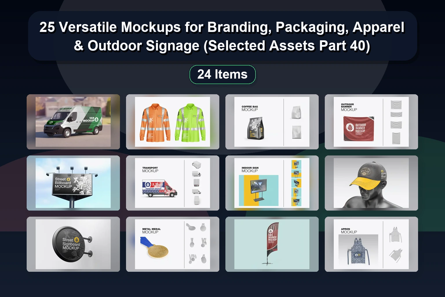 25 Versatile Mockups for Branding, Packaging, Apparel & Outdoor Signage (Selected Assets Part 40) 25 Versatile Mockups for Branding Packaging Apparel Outdoor collage 1d6d8d8c 1781869300