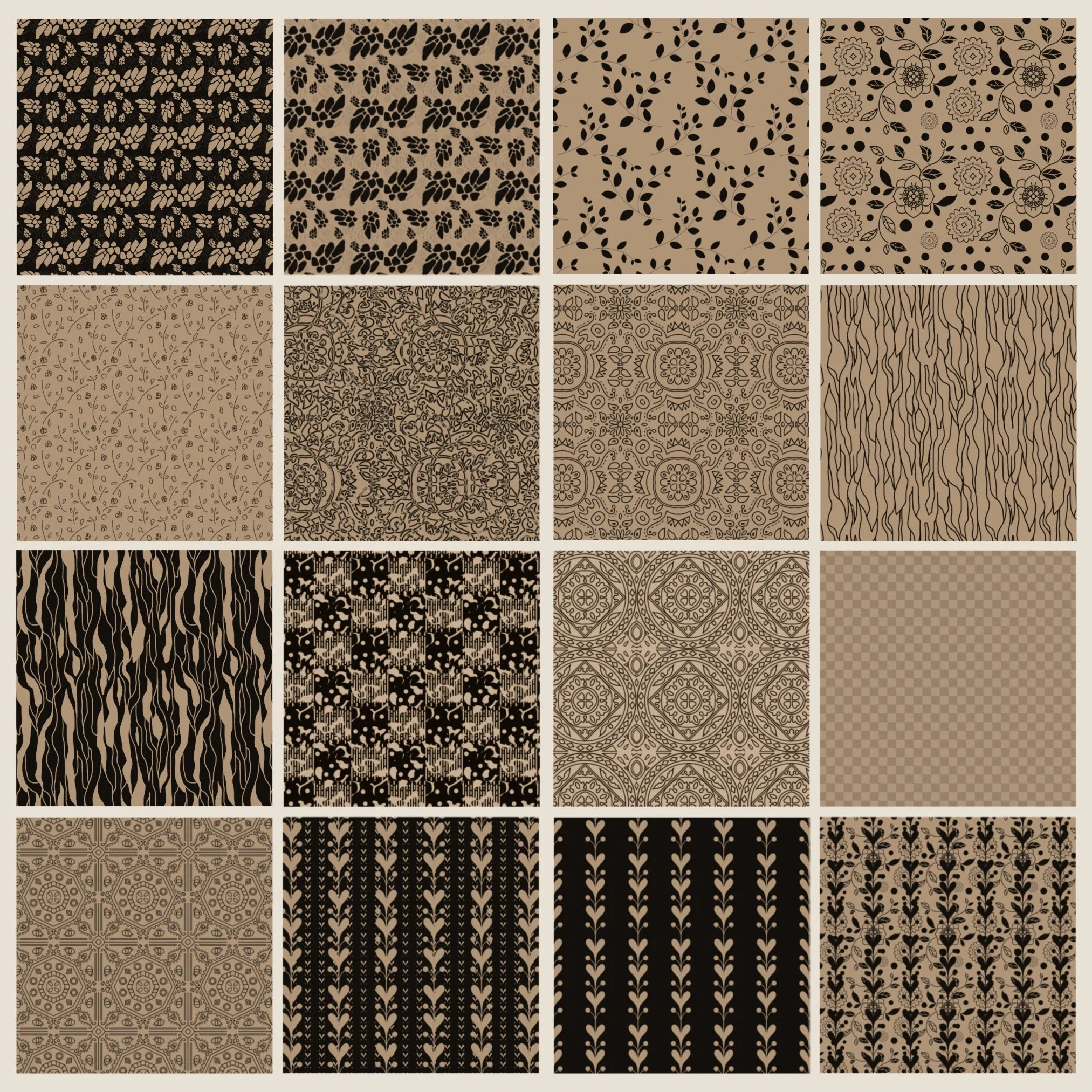 32 Procreate Pattern Brushes for Procreate | Vintage Style | Digital Download 7 32 Procreate Pattern Brushes for Procreate | Vintage Style | Digital Download - Image 7