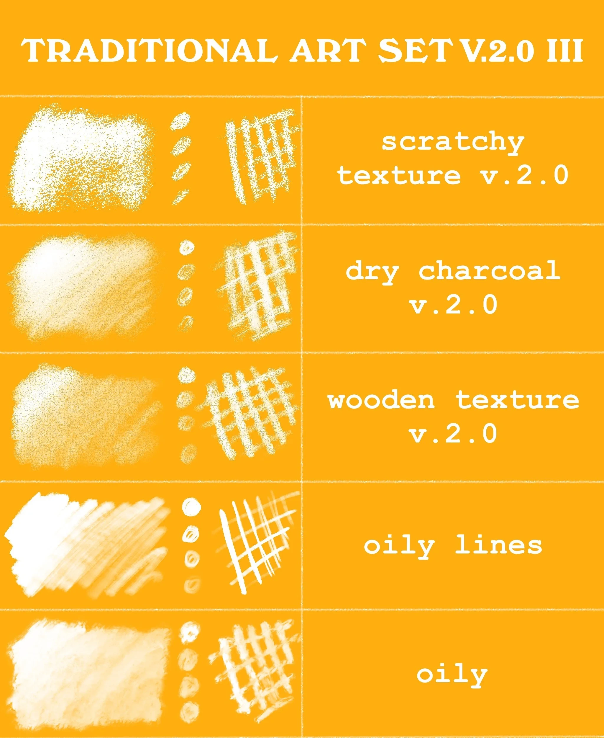 50 part traditional art set v.2.0 for procreate 4 50 part traditional art set v.2.0 for procreate - Image 4
