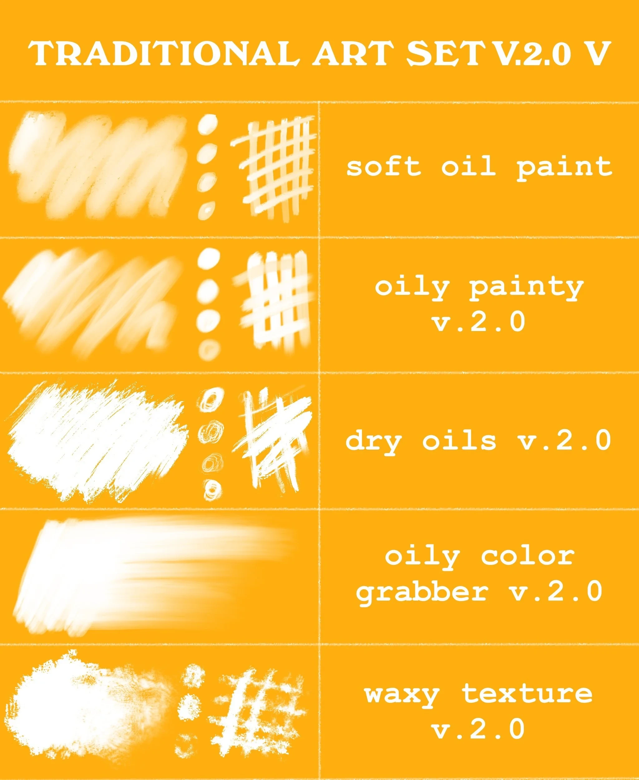 50 part traditional art set v.2.0 for procreate 6 50 part traditional art set v.2.0 for procreate - Image 6