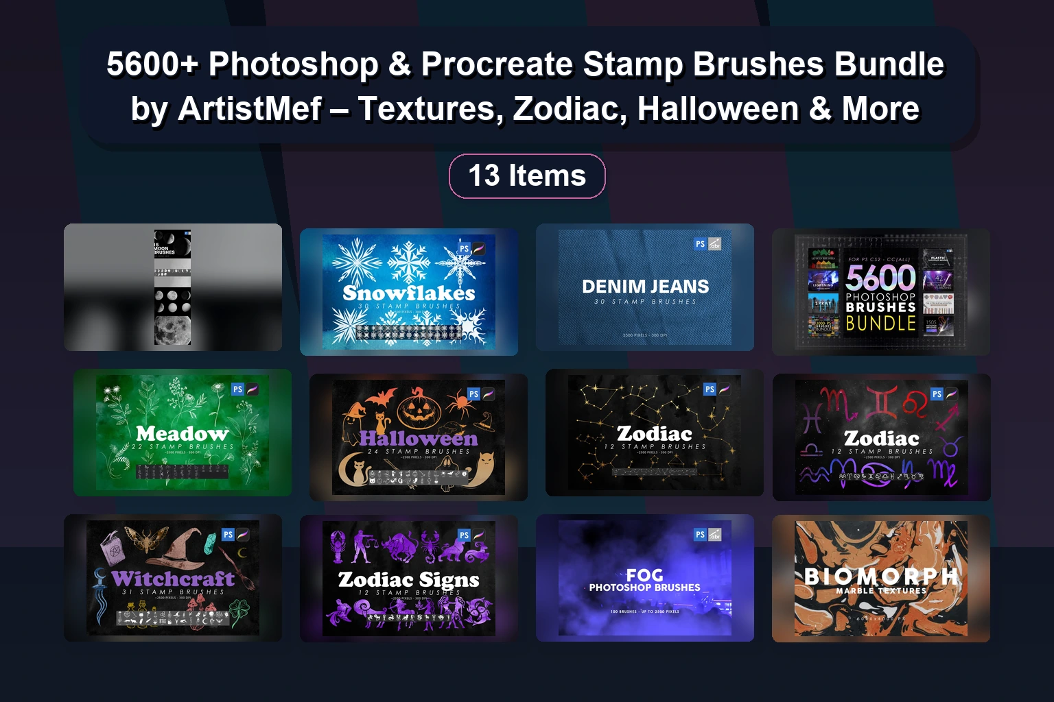 19 Best Biso_Studio Procreate Brush Packs: Dry, Pattern, Pastel, Shader & Holiday Sets for iPad Art