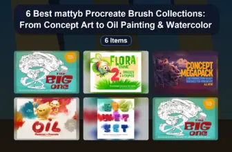 6 Best mattyb Procreate Brush Collections: From Concept Art to Oil Painting & Watercolor