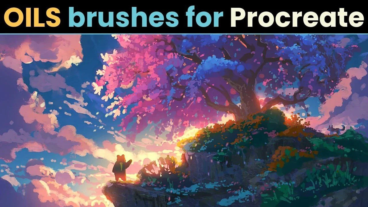 Angrymikko OILS Brush Set for Procreate 6 Angrymikko OILS Brush Set for Procreate - Image 6