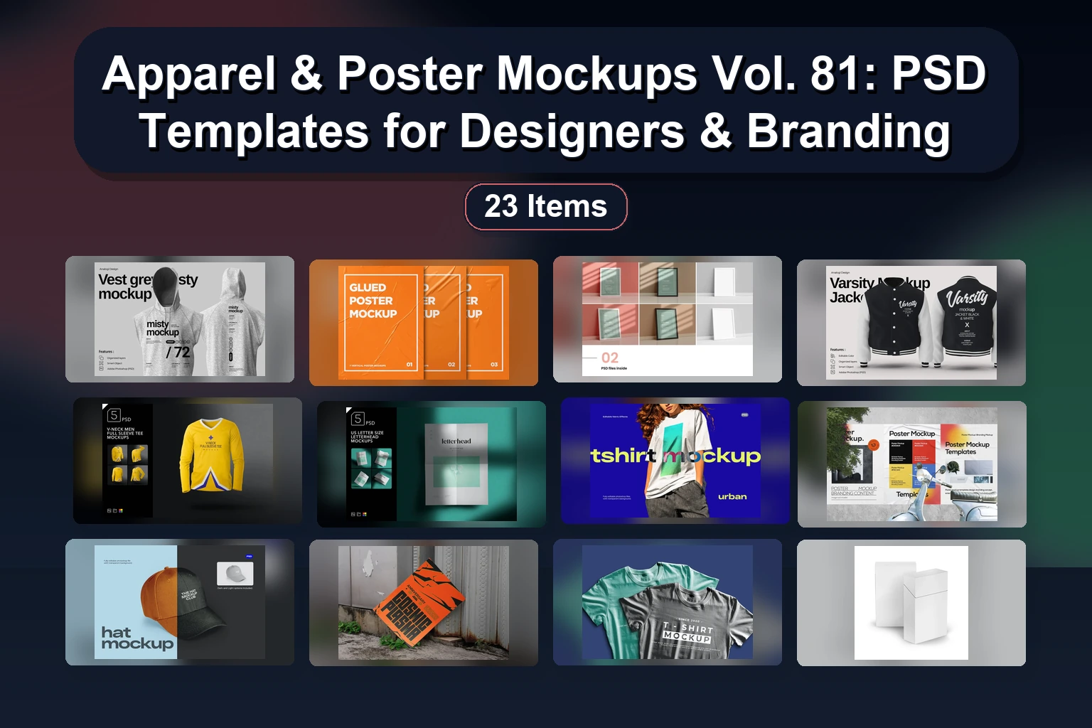 Top View Mockups & Design Assets: Donut Boxes, Clothing Labels, Fruit & More | Selected Assets Part 82