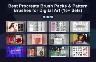 Best Procreate Brush Packs & Pattern Brushes for Digital Art (15+ Sets)
