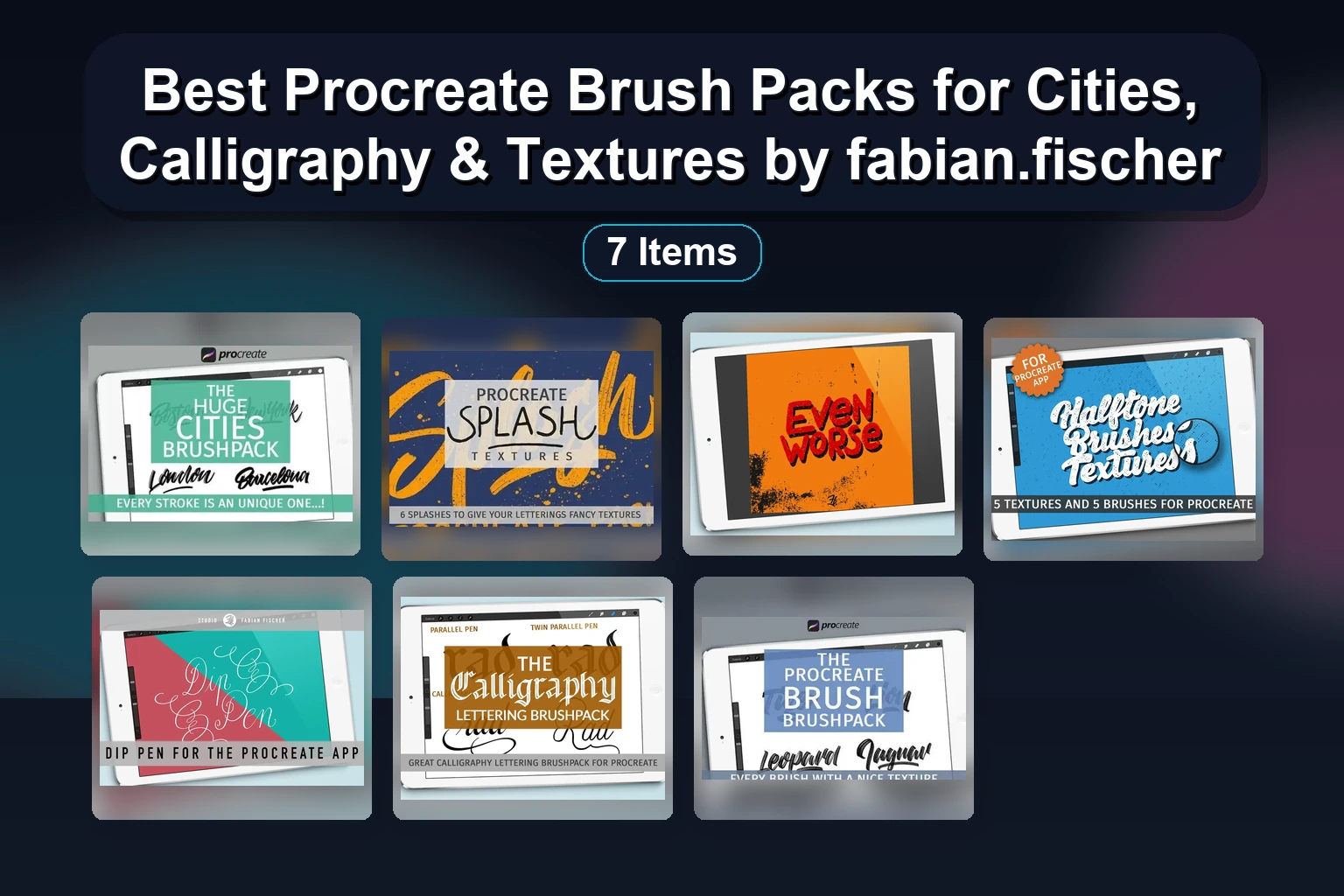 18 Procreate Brush Sets for Celebrations, Florals & Halloween by firefly-designs | Part 2 Collection